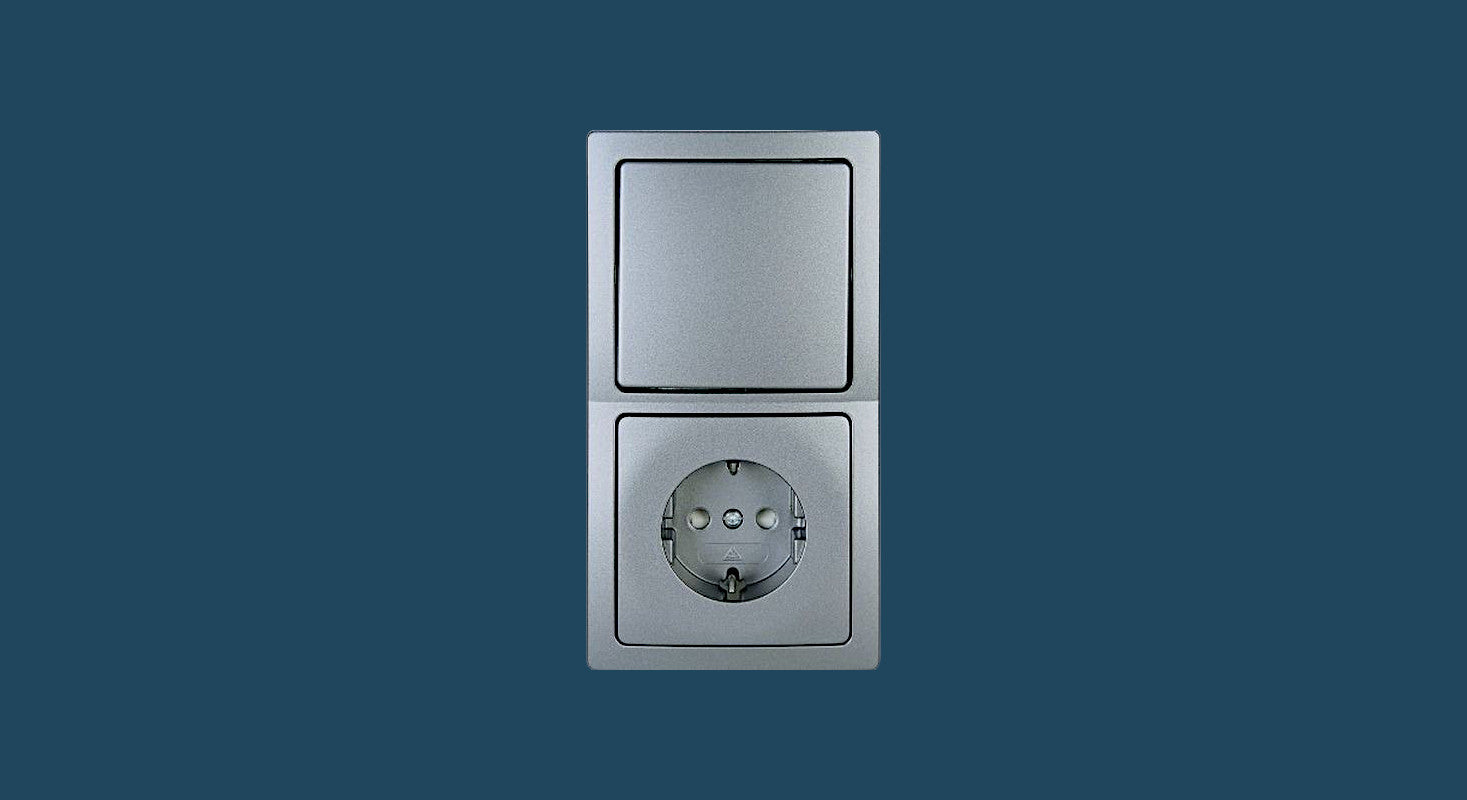 Kopp Mascherina di copertura a 4 moduli, 1 pezzo, platino, Venedig, 400443067 Kopp Mascherina di copertura a 4 moduli, 1 pezzo, platino, Venedig, 400443067