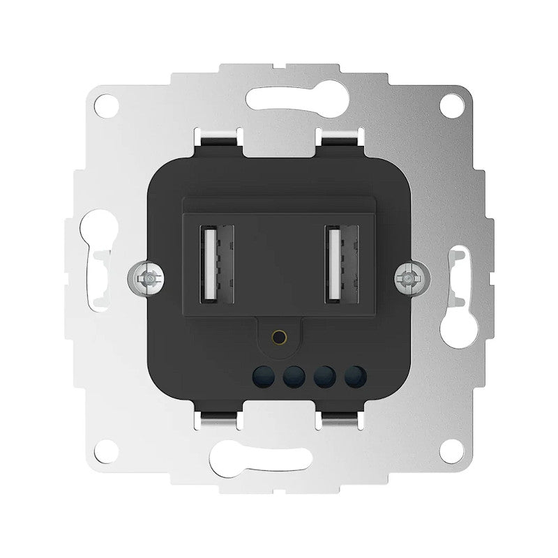 2USB Ladesteckdose chargeUP anthrazit 2400 mA