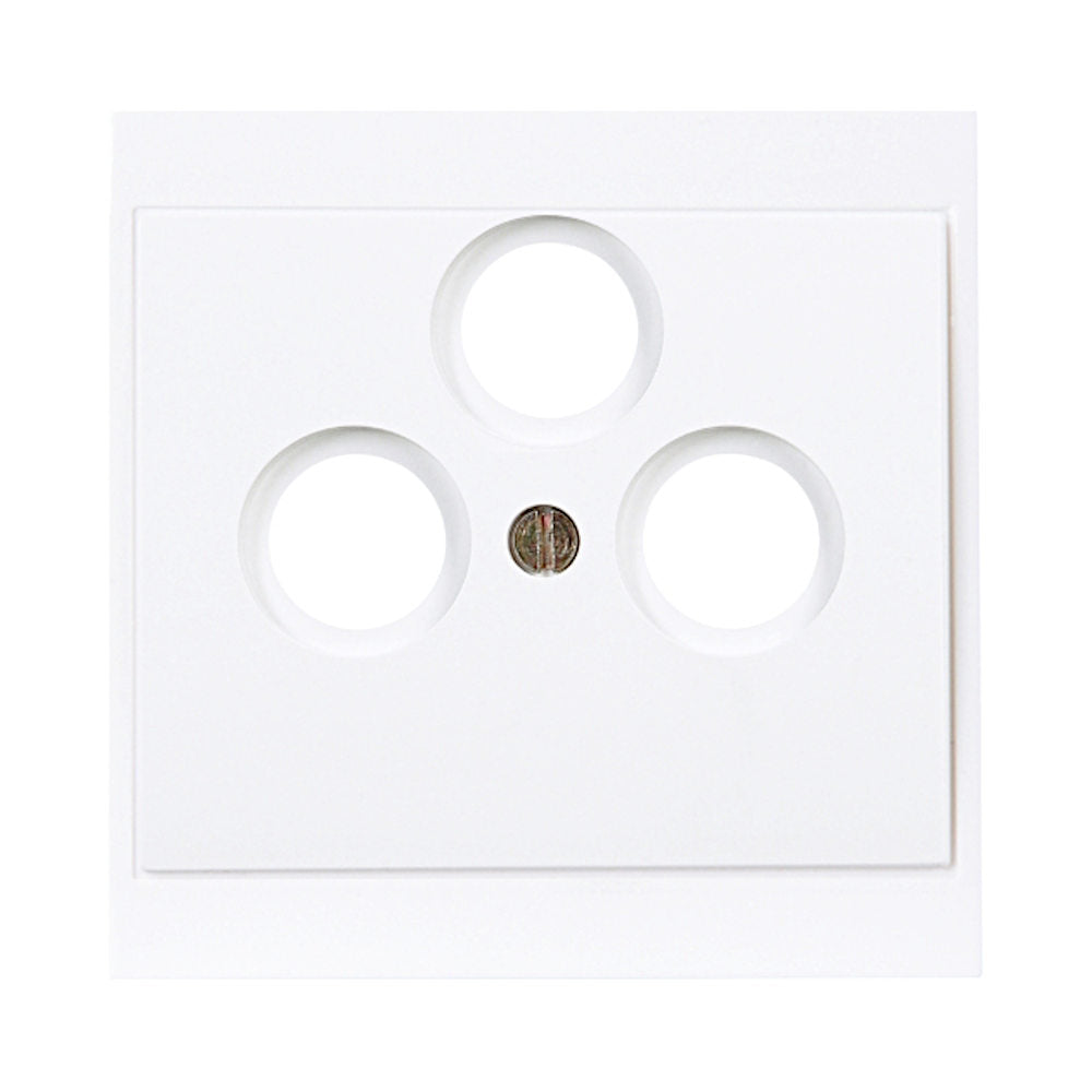 Kopp Malta arktisweiß Abdeckung Antennendose SAT/TV/RF (313713189)