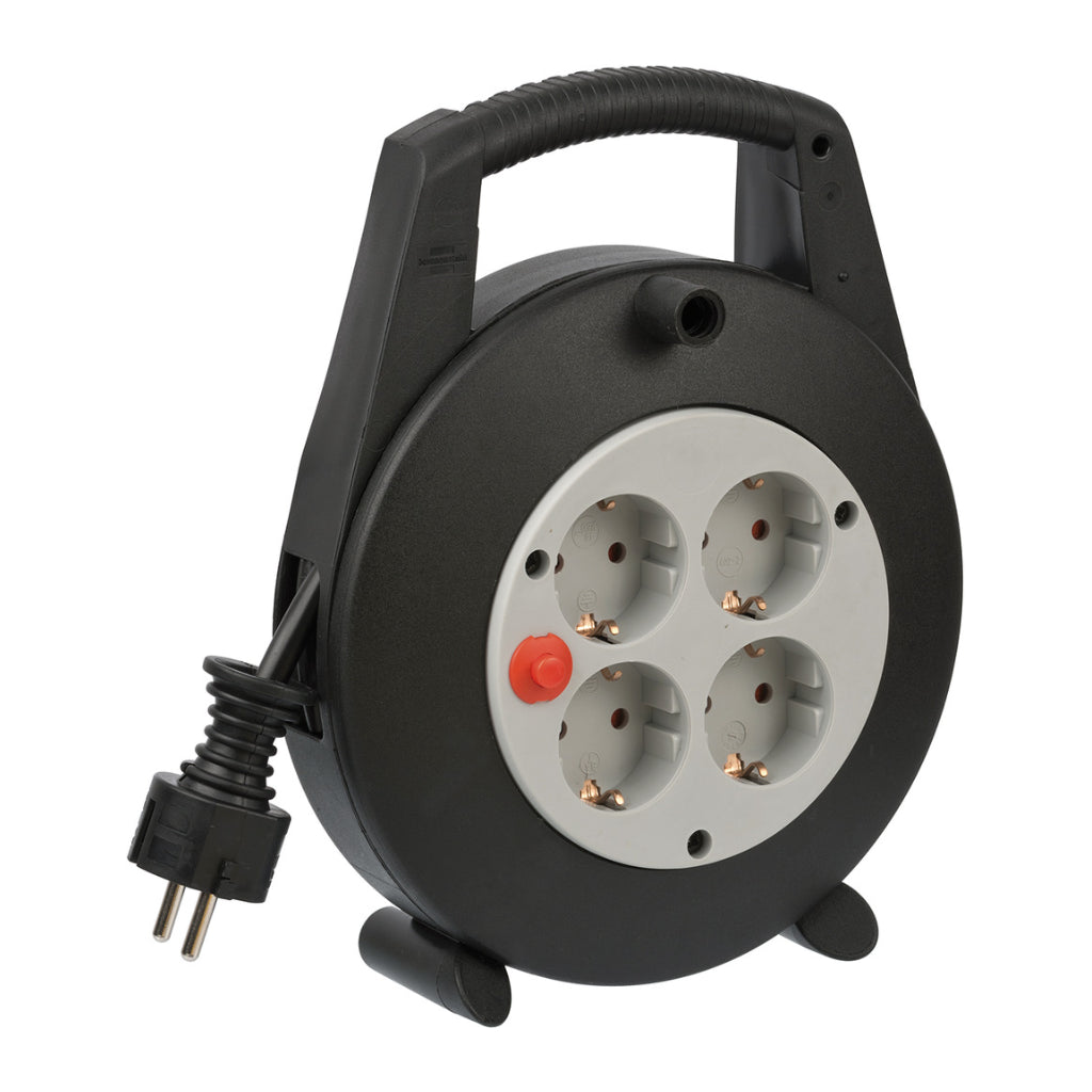Brennenstuhl Kabelbox Vario Line 4-fach 5m (1092200) Ansicht schräg von vorn