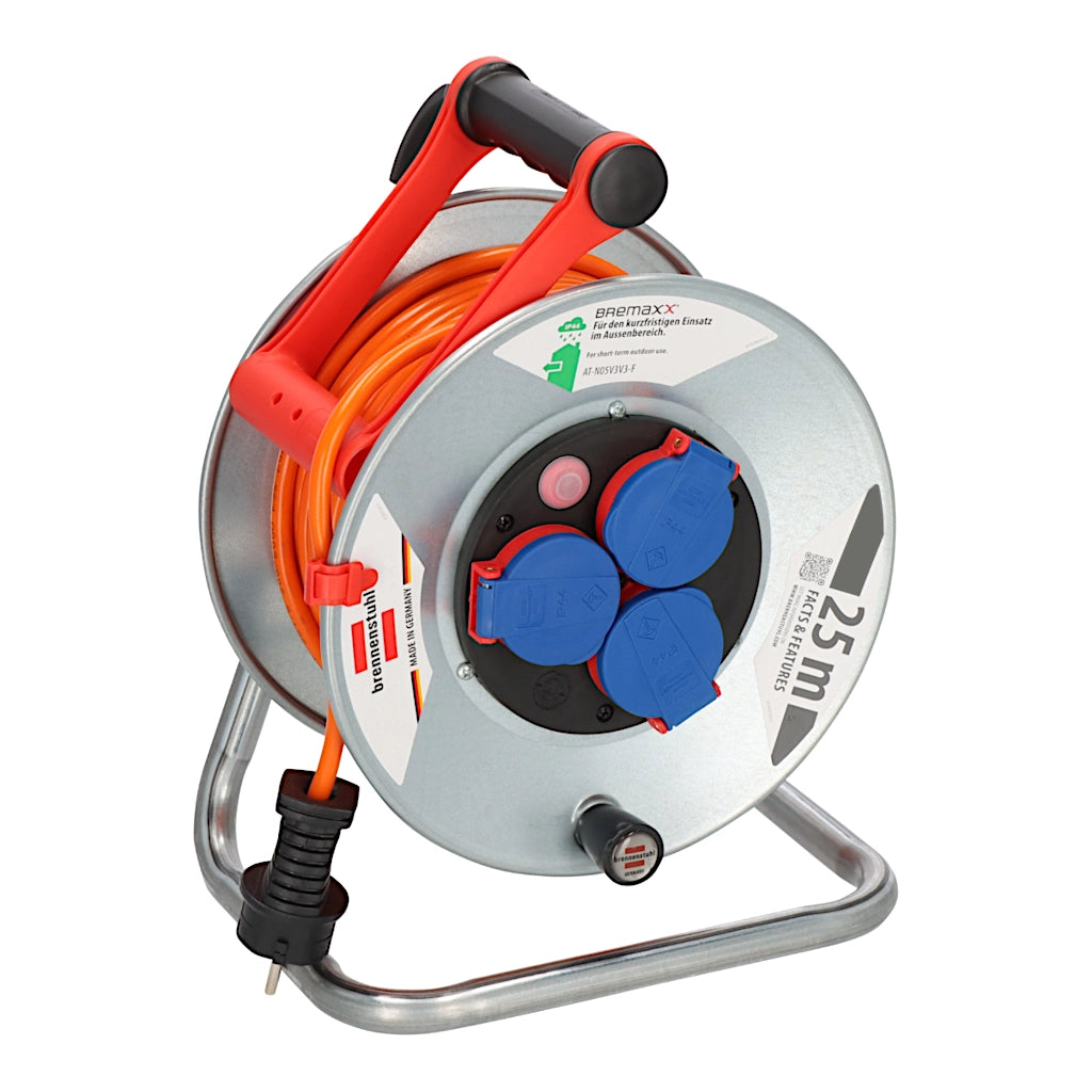 Brennenstuhl Kabeltrommel Garant S 3-fach 25m IP44 (1198740) Vorderansicht