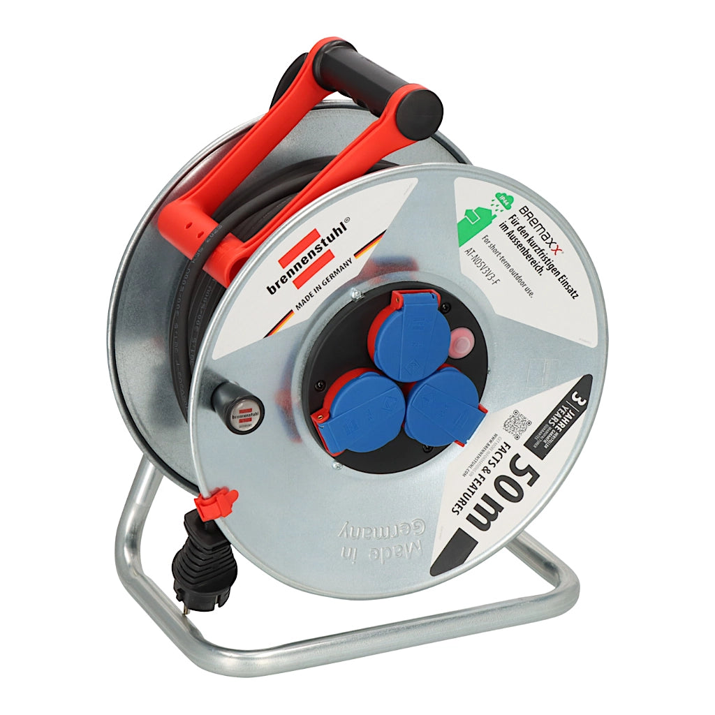 Brennenstuhl Kabeltrommel Garant S 3-fach 50m IP44 (1198590) Vorderansicht