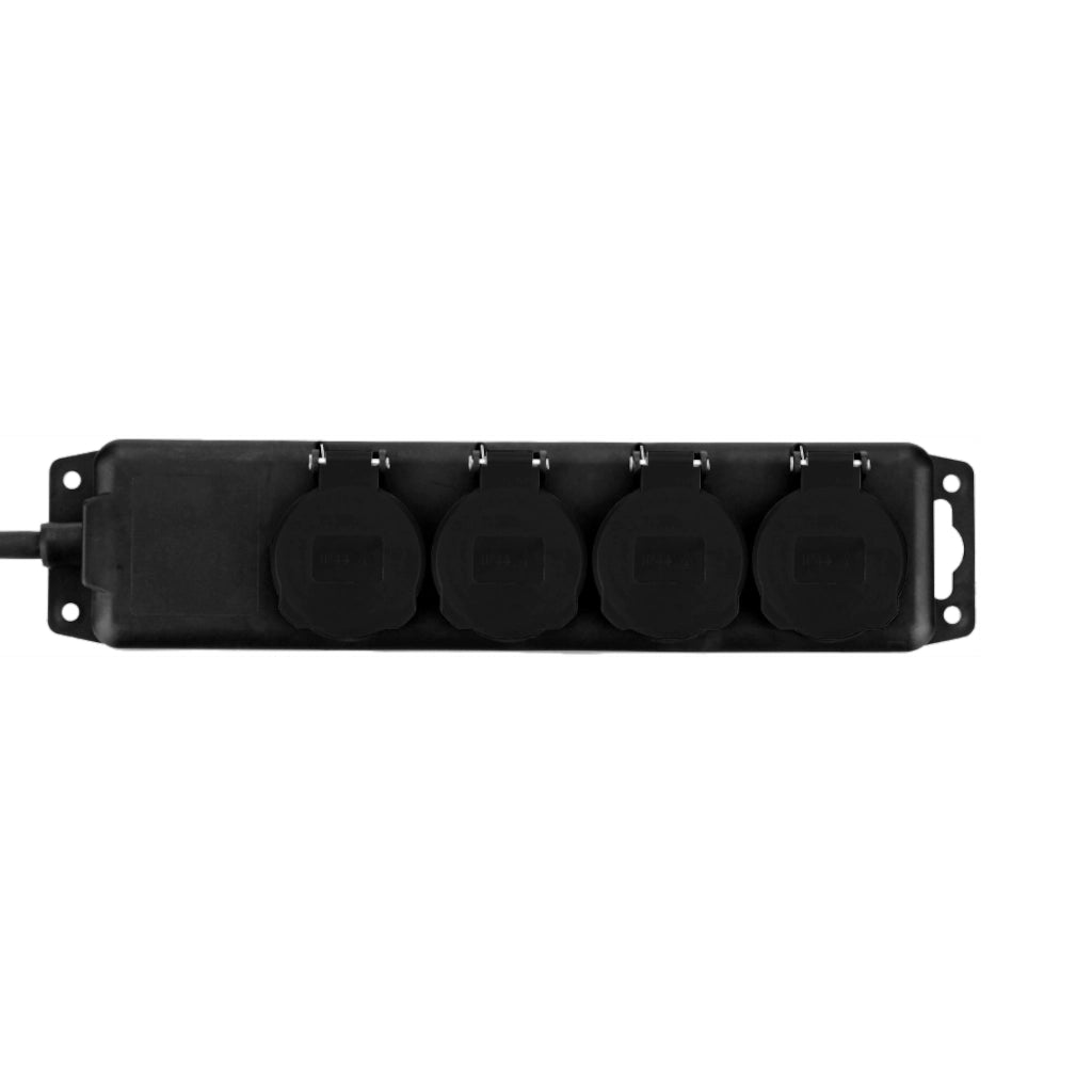 Brennenstuhl Steckdosenleiste 4-fach IP44 schwarz (1159960) Ansicht von oben