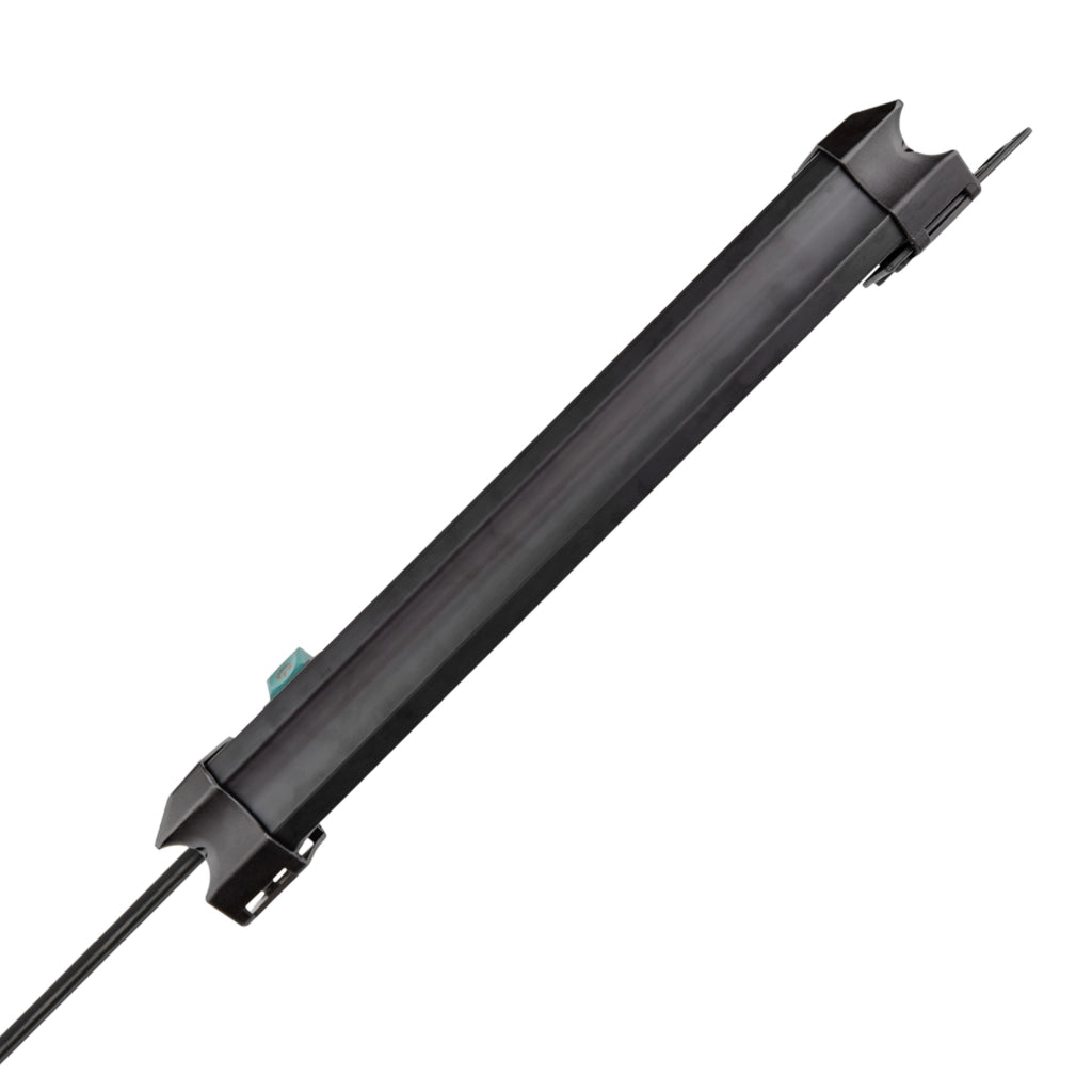Brennenstuhl Steckdosenleiste 6-fach mit Schalter 3m grau/schwarz (1951560100) Seitenansicht