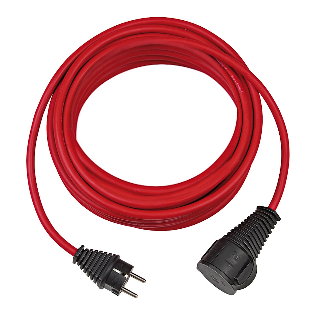 Brennenstuhl Verlängerungskabel für Baustelle 10m rot (1167950) Ansicht von oben aufgerollt