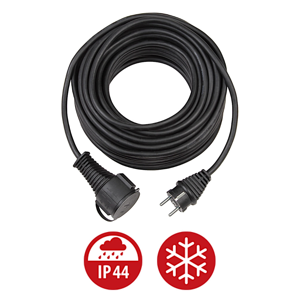 Brennenstuhl Verlängerungskabel 25m schwarz (1169900) Draufsicht