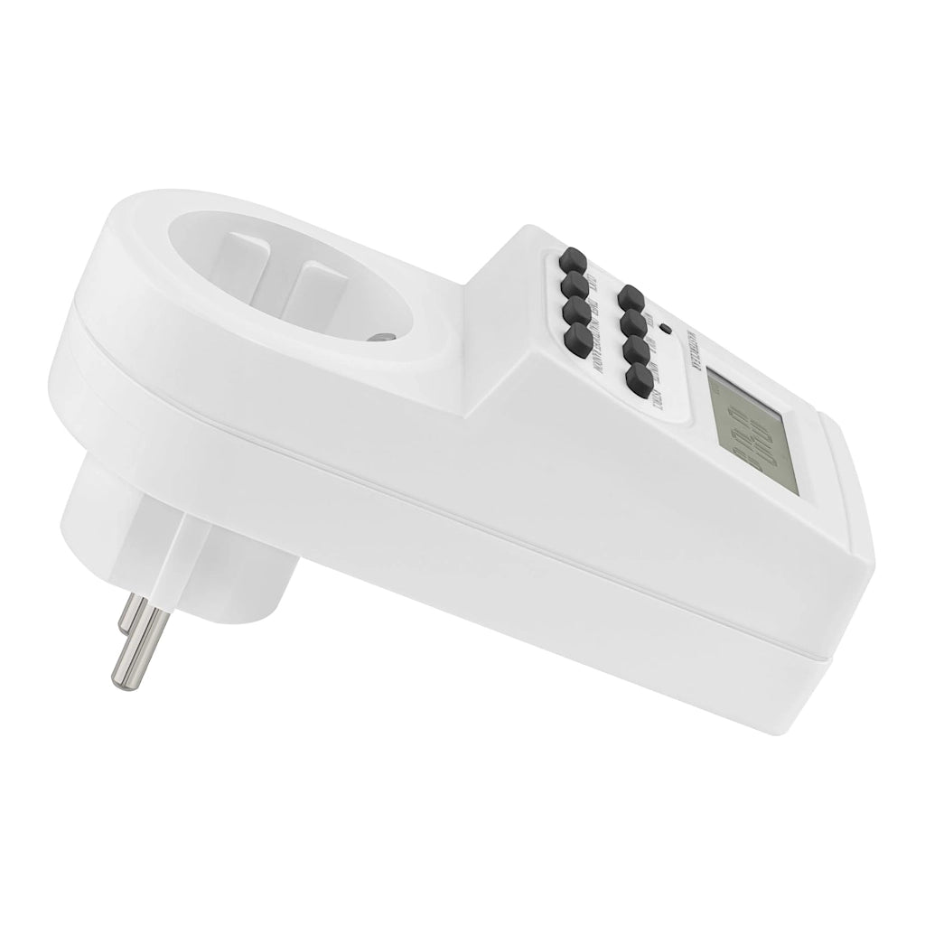 Brennenstuhl digitale Zeitschaltuhr DZ weiß (1506550) Seitenansicht liegend