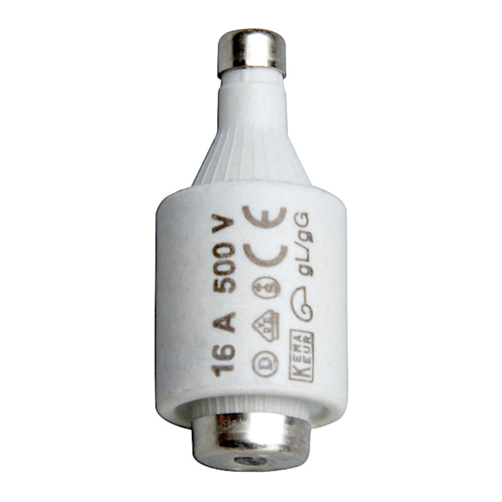 DIAZED Sicherungen 16A Dll E27 grau Einzelansicht stehend