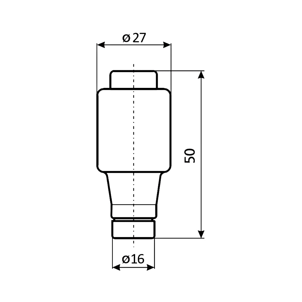 DIAZED Sicherungen 32A Dlll E33 schwarz Abmessungen
