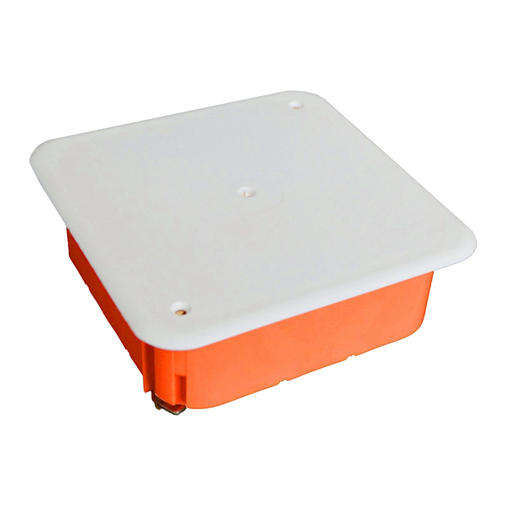 f-tronic Hohlwand Abzweigkasten E116 7350033 Ansicht liegend mit geschlossenem Deckel