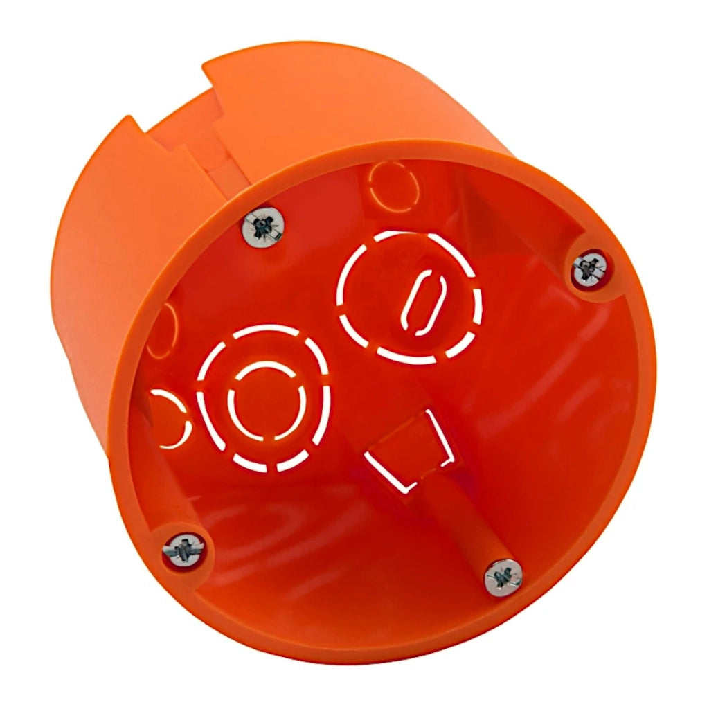 f-tronic Hohlwanddosen E117 61mm tief / Ø 68mm 7350096 Ansicht schräg von oben