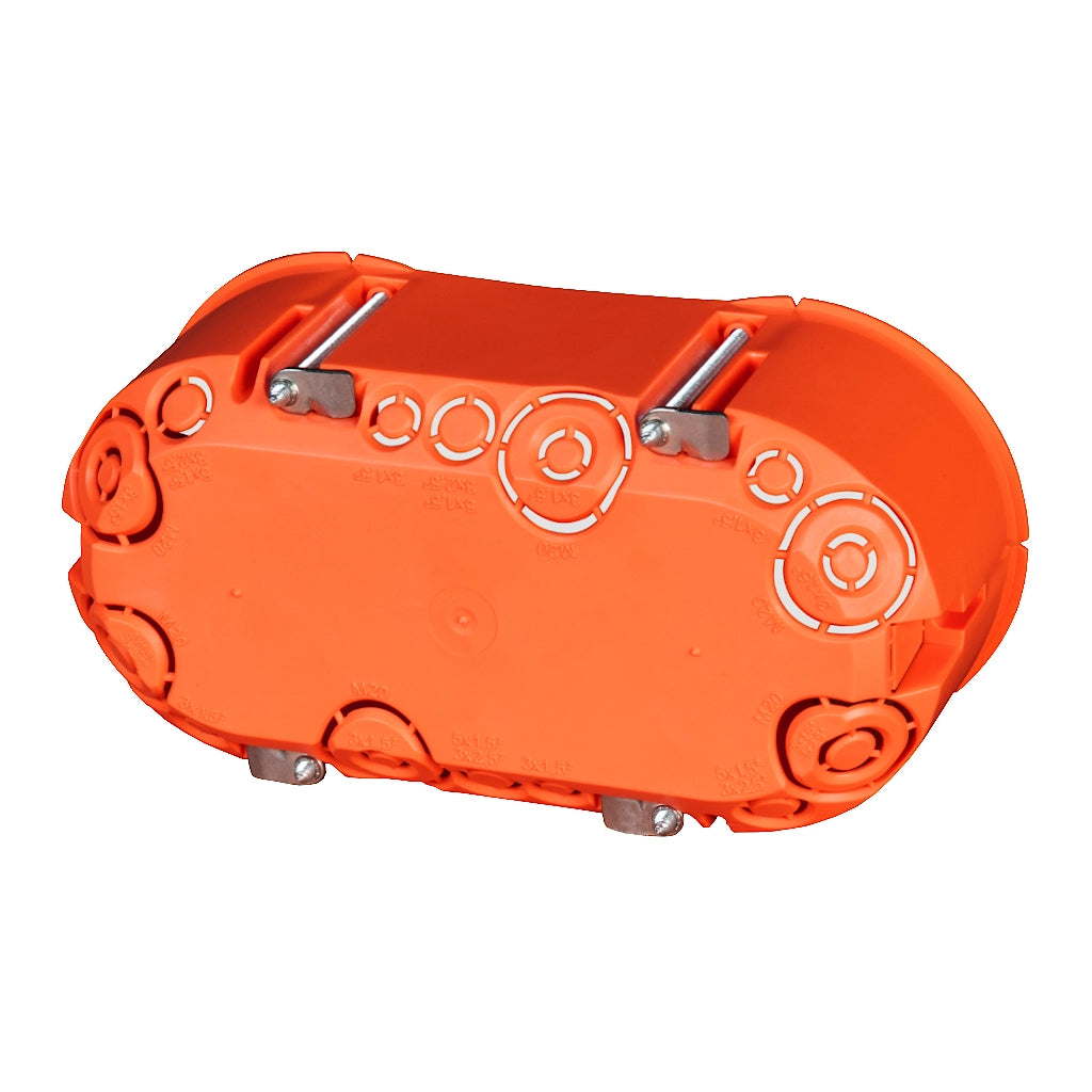 f-tronic Hohlwanddose E118 2x Ø 68mm / 47mm tief (7350041) Ansicht von hinten