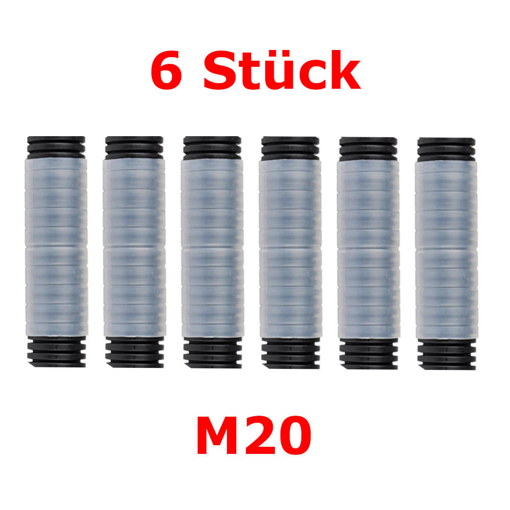 Flexmuffe M20 transparent | 6 Stück
