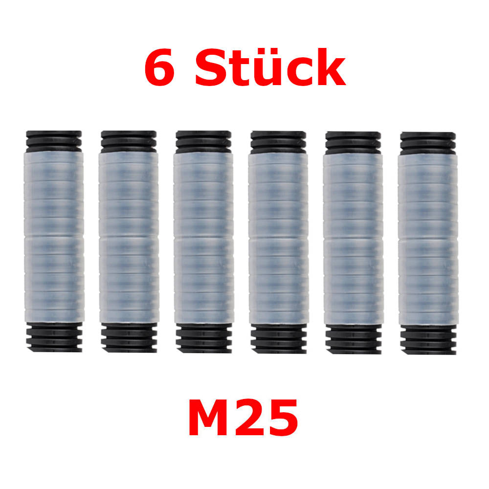 Flexmuffe M25 transparent | 6 Stück