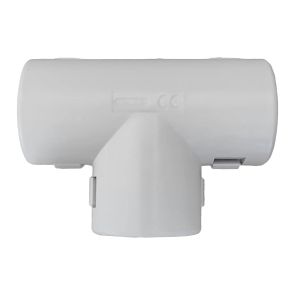 Gewiss T-Stück M25 (DX40225 / RKT25G) 1 Stück Vorderansicht