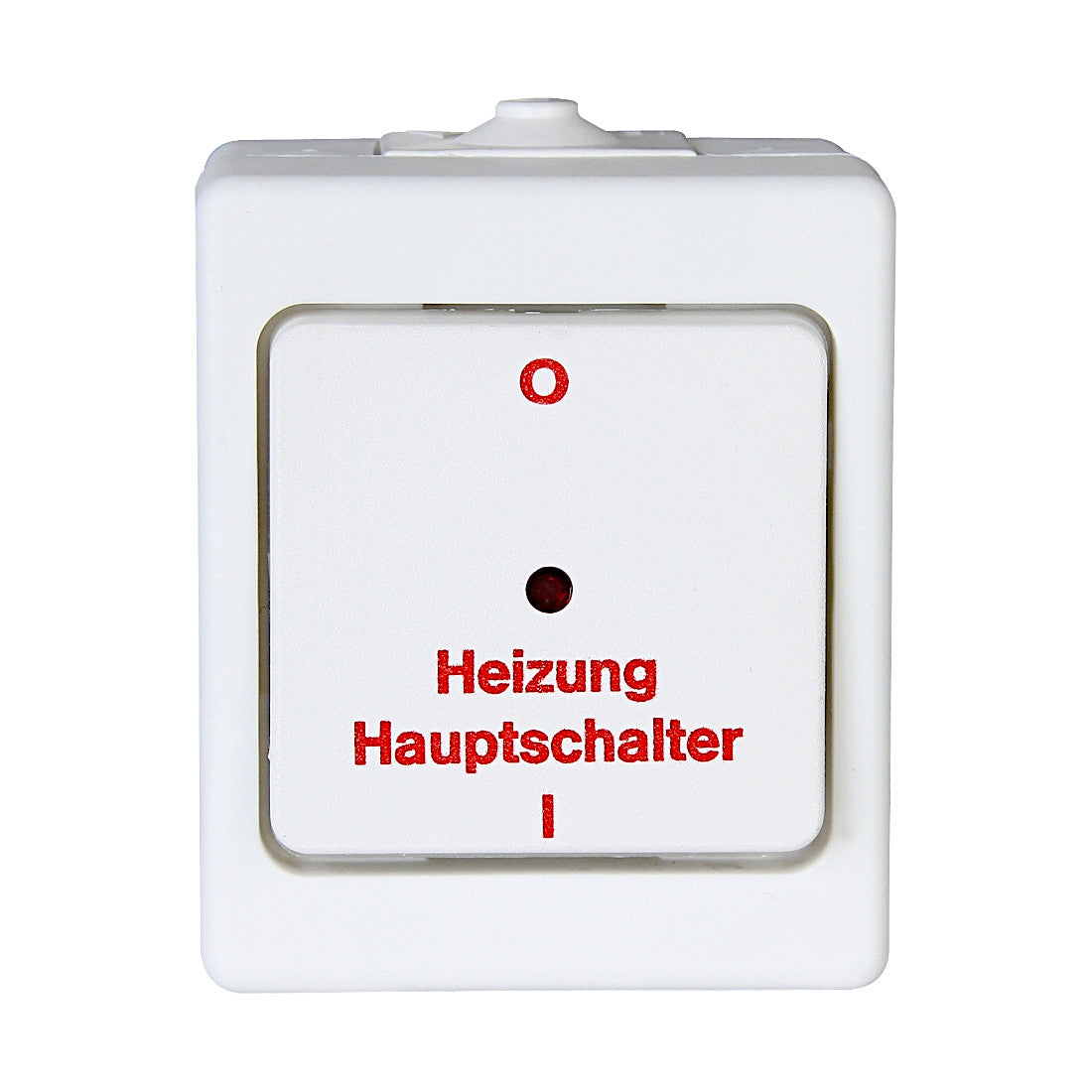 Kopp Standard arktisweiß Feuchtraum Heizungshauptschalter AP (567302005)