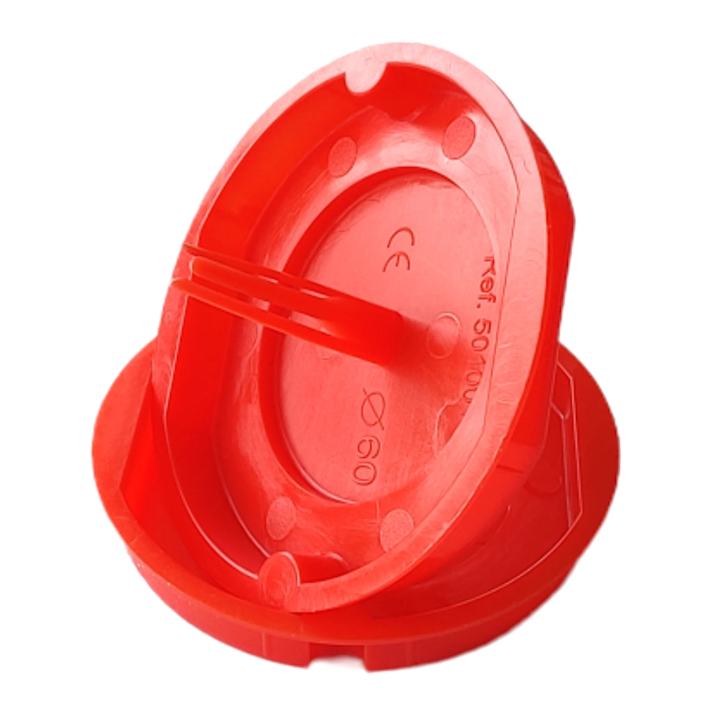 HUP Signaldeckel 60mm rot (501001) 2 Signaldeckel aufeinander gestellt