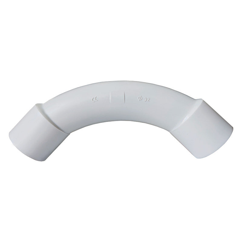 HUP Steckbogen M32 grau 90° (308032) | 10 Stück