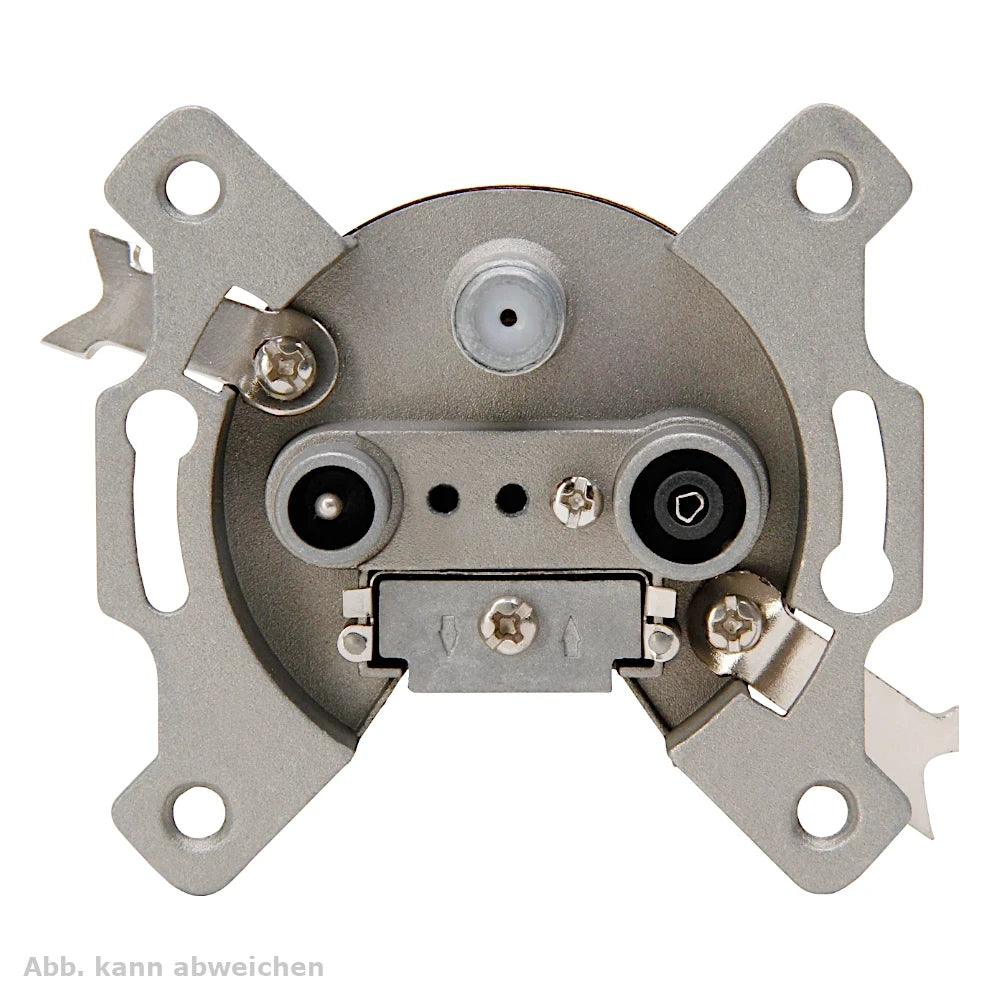 Kopp Venedig platin Antennendose SAT/TV/RF Antennensockel ohne Abdeckung