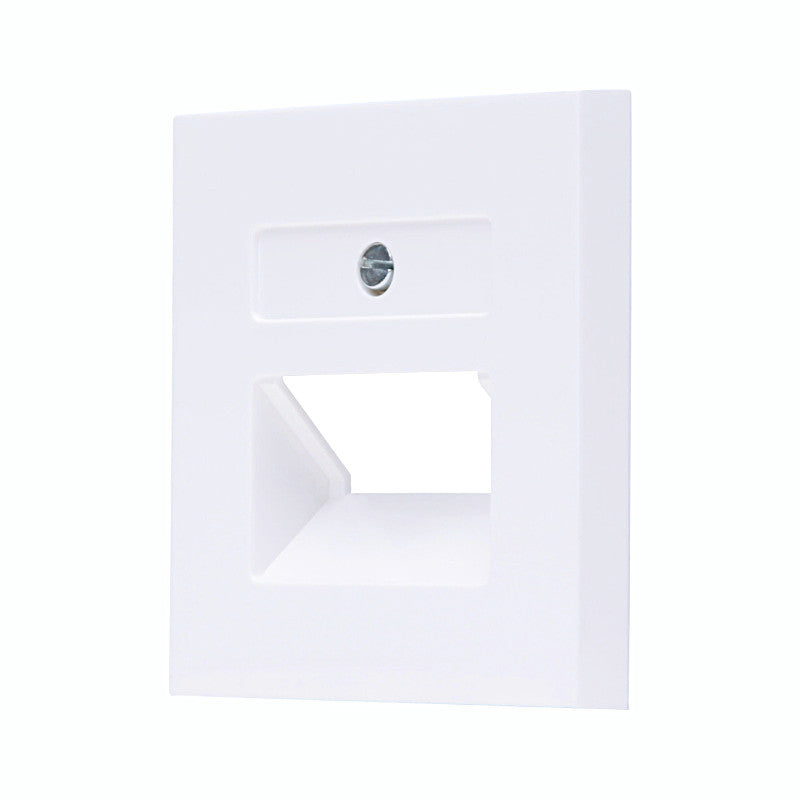 Kopp Athenis arktisweiß matt Abdeckung UAE Ansicht schräg