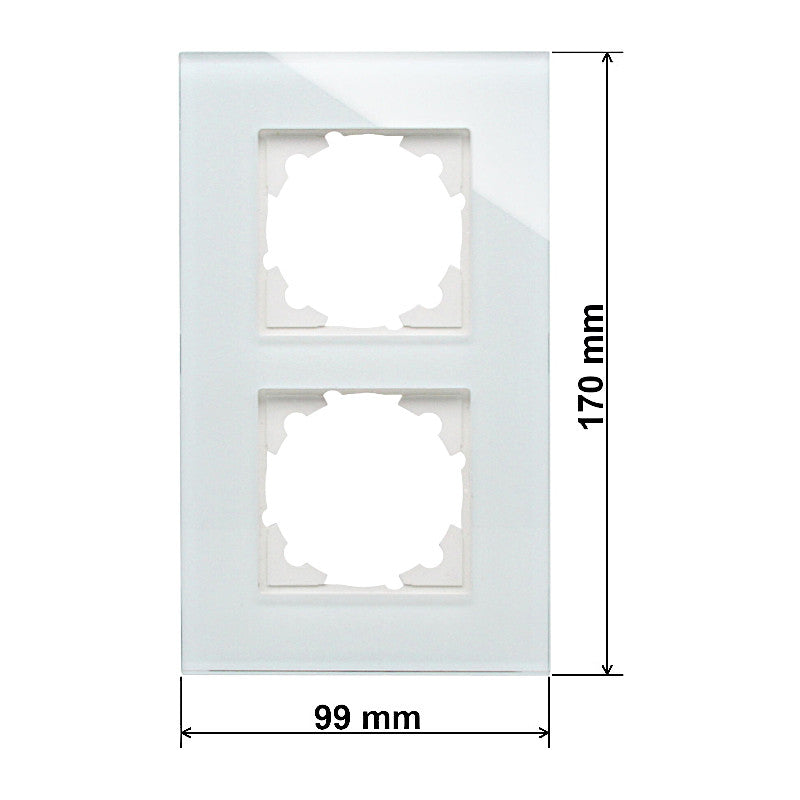 Kopp Athenis Glasrahmen 2-fach mint Abmessungen