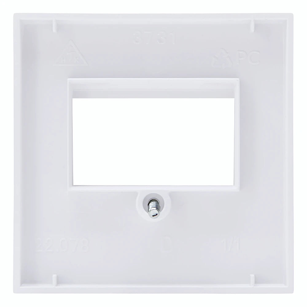 Kopp Athenis grau matt Abdeckung TAE Rückansicht