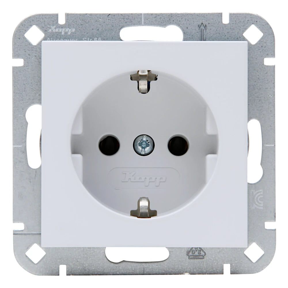 Kopp Athenis grau matt Steckdose (949334008)