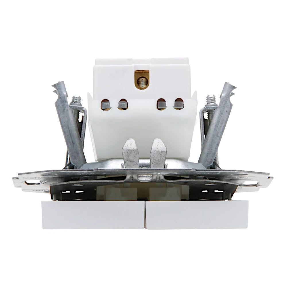 Kopp Athenis grau matt Wechsel-Wechselschalter Ansicht von oben