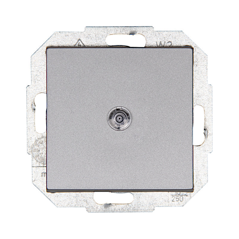 Kopp Athenis stahl Aus-Wechselschalter mit Linse (587668082)