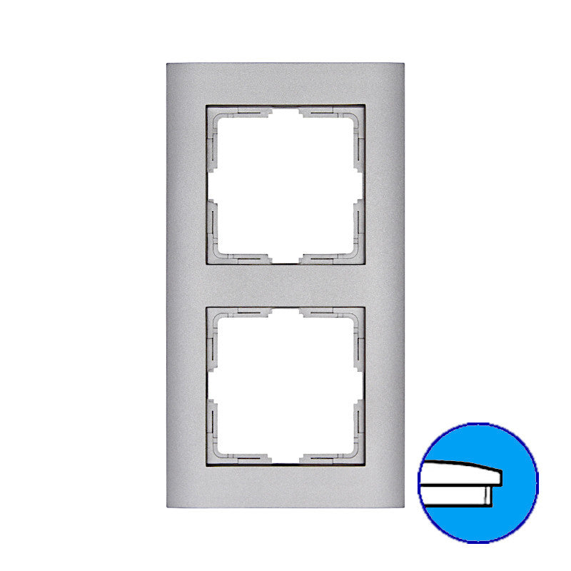 Kopp Athenis stahl Rahmen 2-fach (402647069)