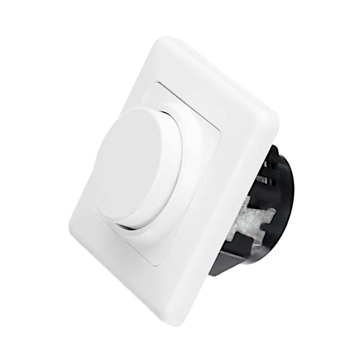 Kopp Europa arktisweiß Dreh-Dimmer Ansicht schräg