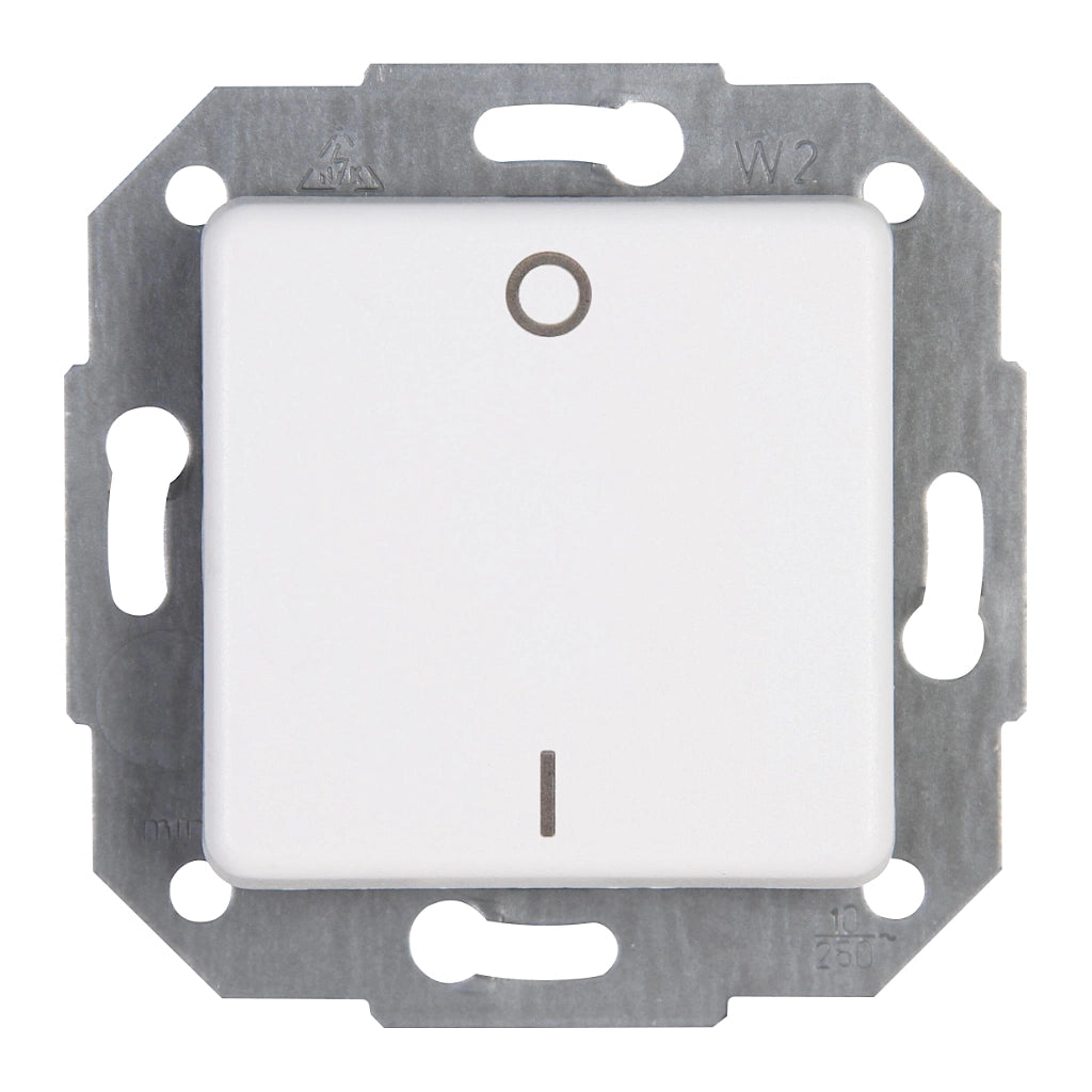 Kopp Europa arktisweiß Ausschalter (613213080) Vorderansicht