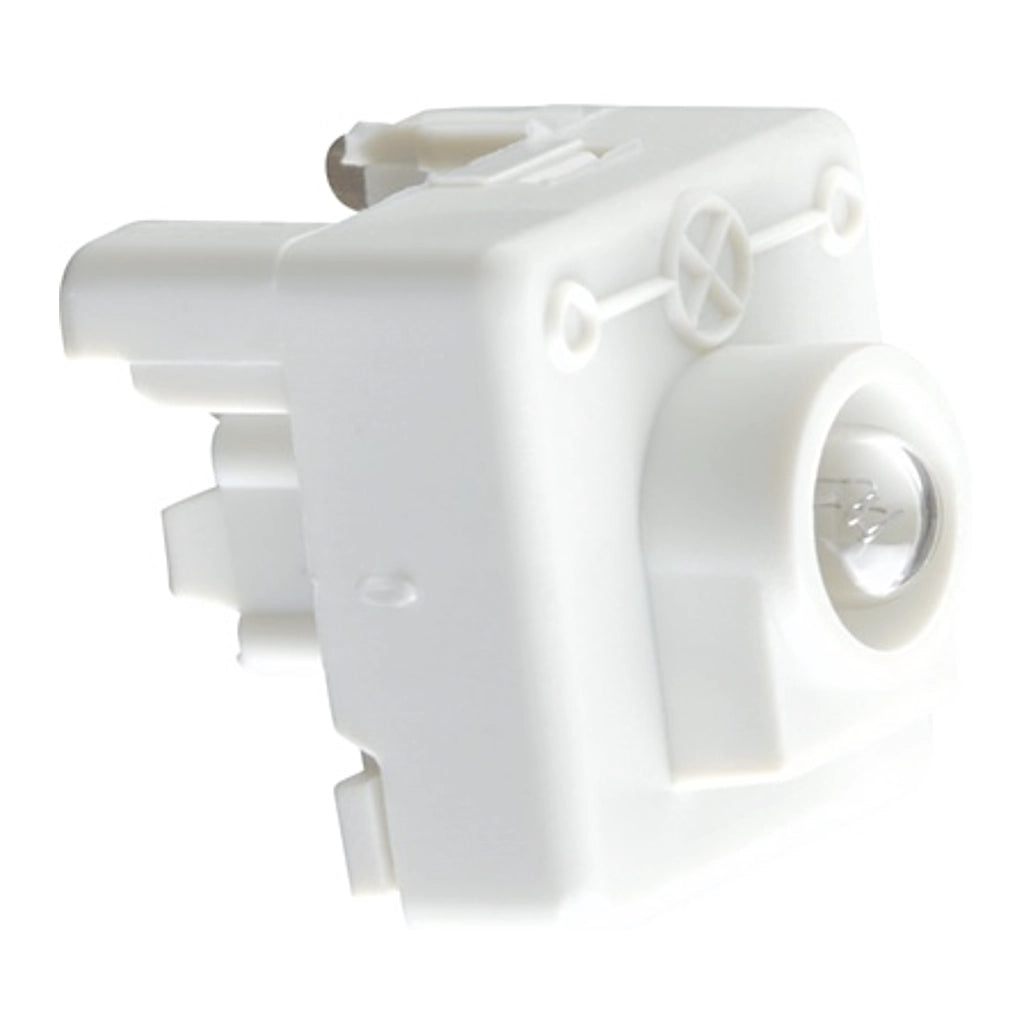 Kopp Glimmlampe zur Beleuchtung von Schaltersockeln (weiß) Ansicht schräg