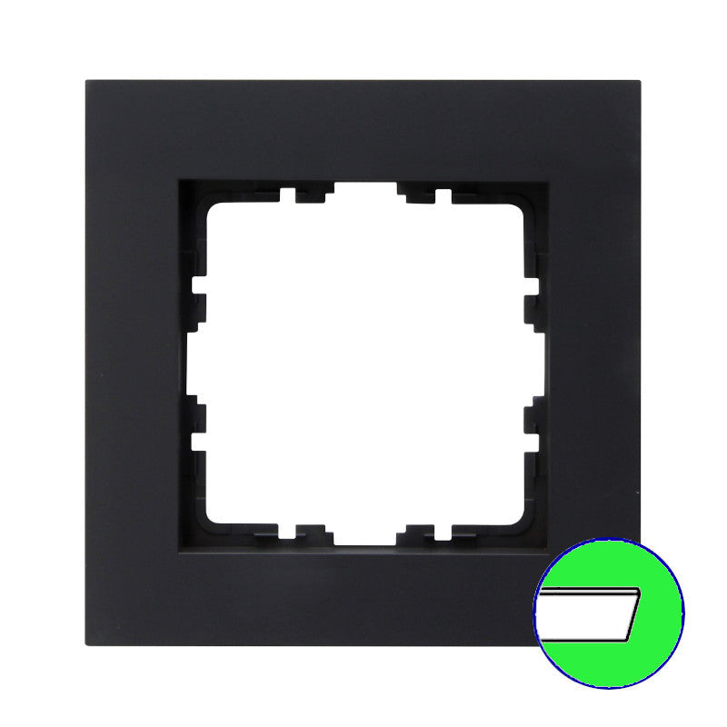 Kopp Athenis anthrazit HK07 PURE Rahmen 1-fach (406815004)