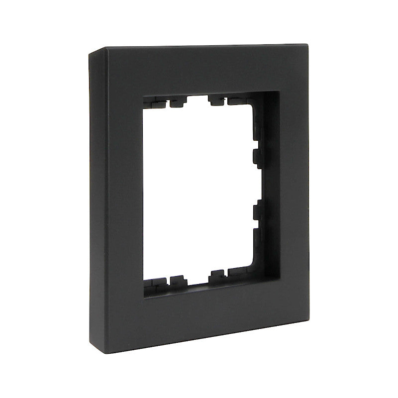 Kopp Athenis anthrazit HK07 PURE Rahmen 1-fach Ansicht schräg