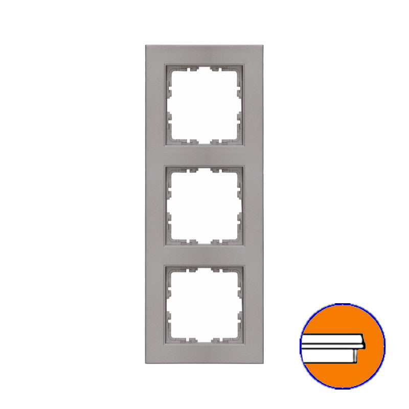 Kopp Athenis stahl HK07 Rahmen 3-fach (402747000)