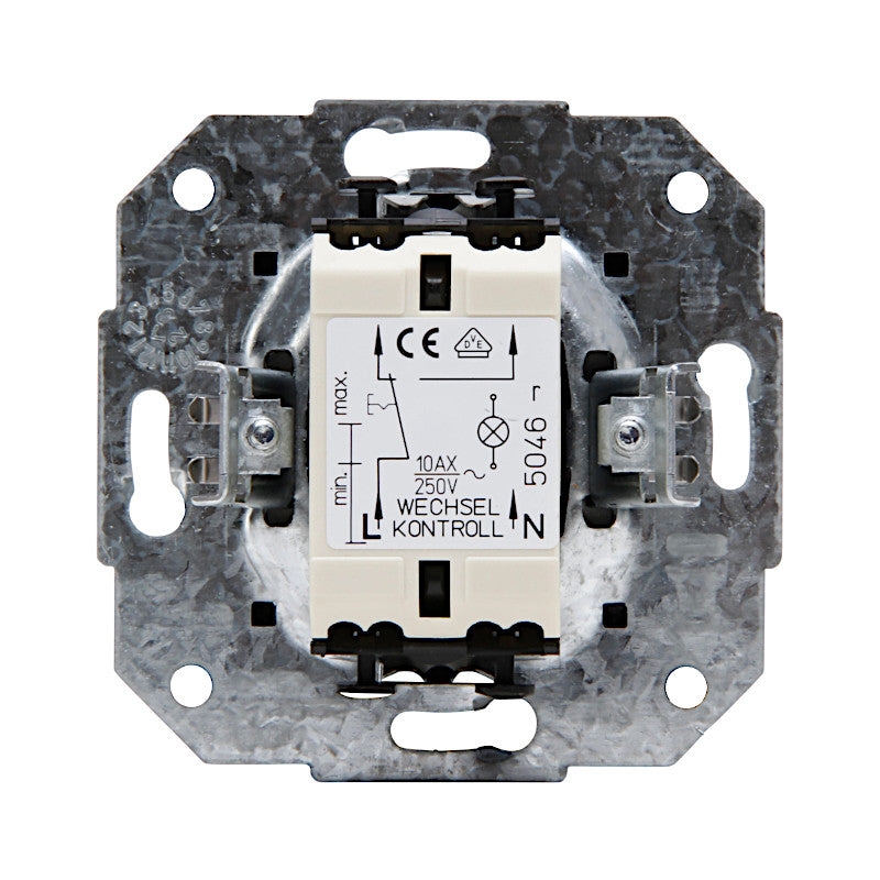 Kopp Athenis arktisweiß matt Kontrollschalter Rückansicht