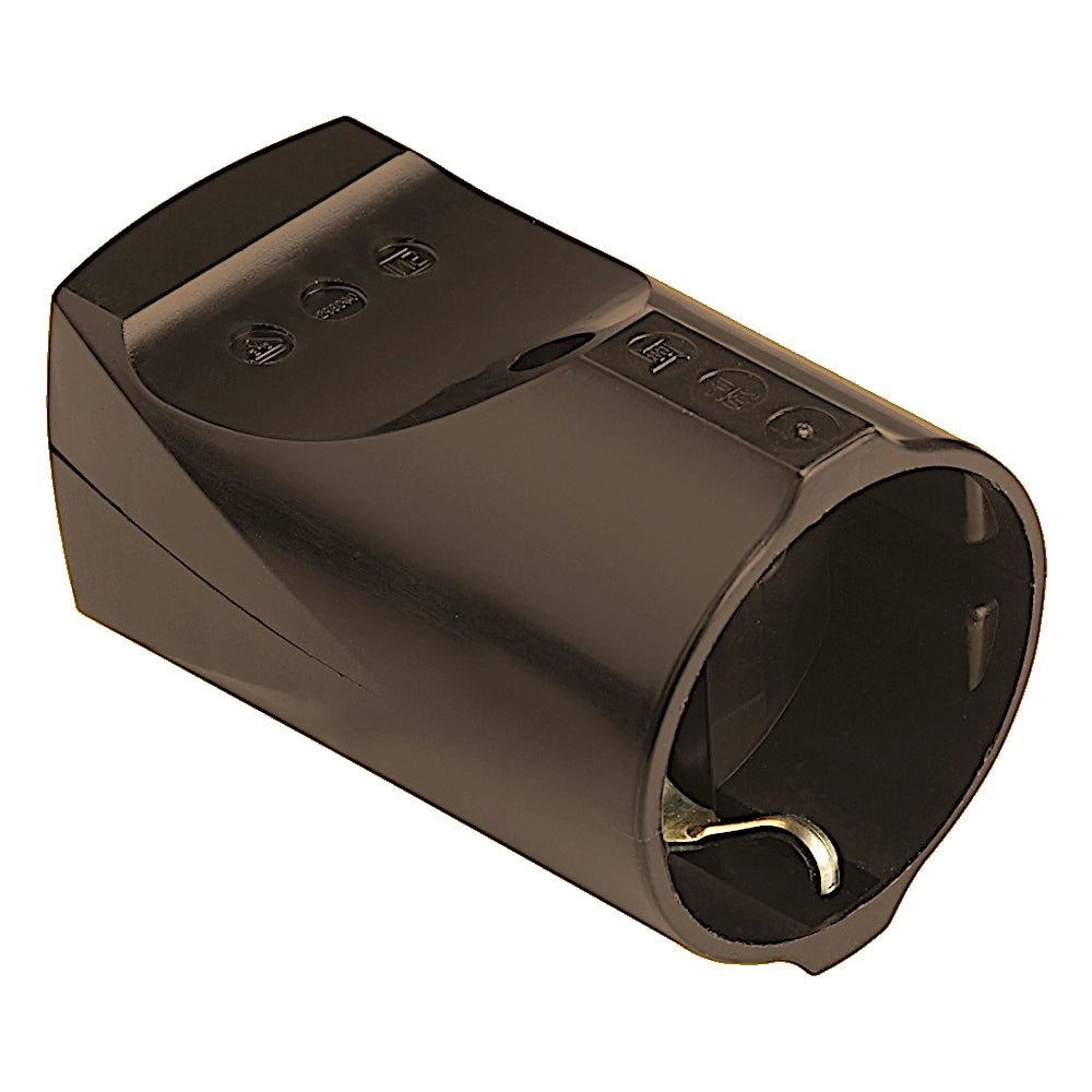 Kopp Kunststoff Schalenkupplung braun (183206004) Ansicht schräg von oben