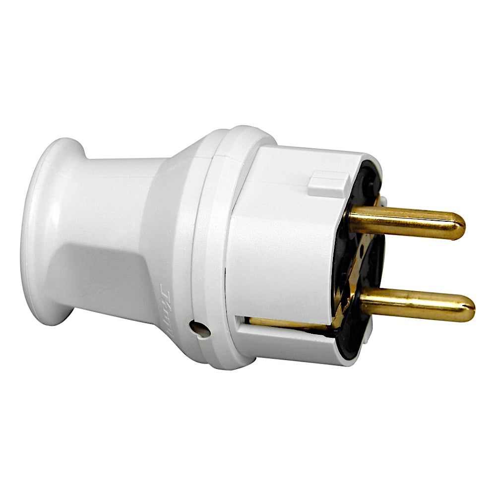 Kopp Kunststoff Stecker grau IP44 (179704006) Seitenansicht
