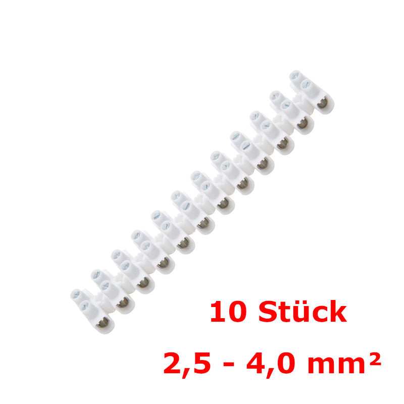 Kopp Lüsterklemme Ø2,5-4,0mm² weiß (342400087) | 10 Stück