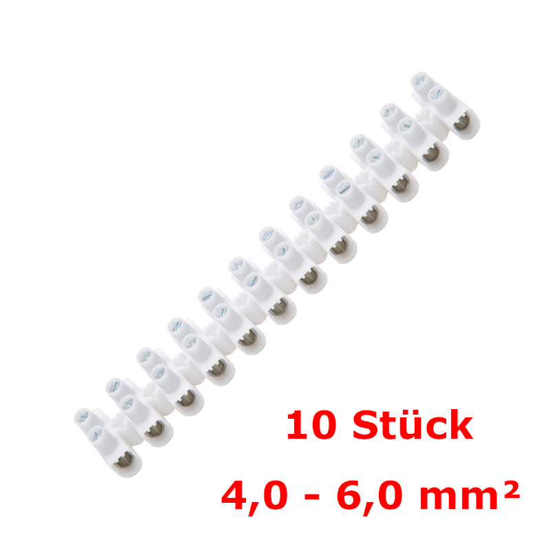 Kopp Lüsterklemme Ø4,0-6,0mm² weiß (343700087) | 10 Stück