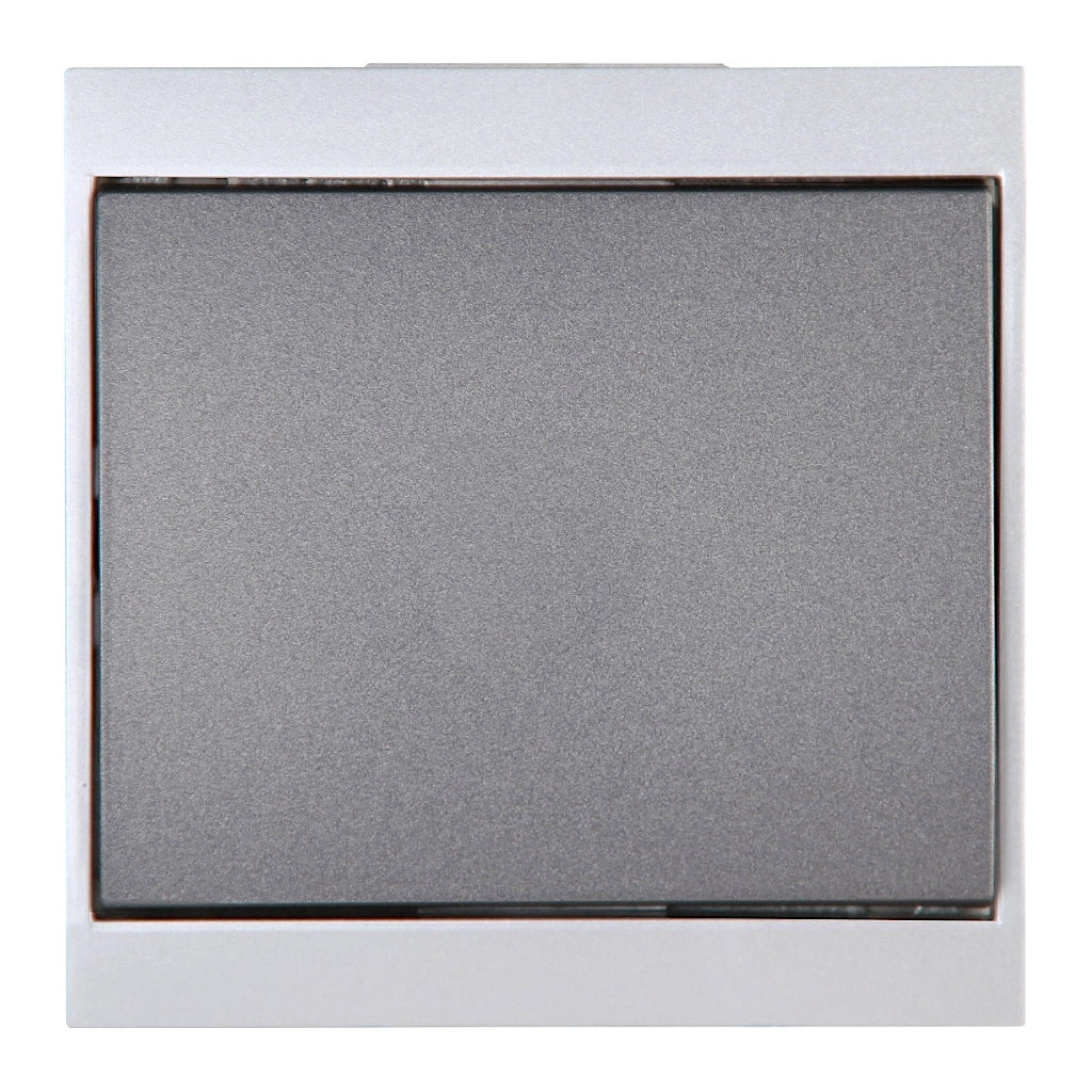 Kopp Malta anthrazit Aus-Wechselschalter (620615088) Vorderansicht