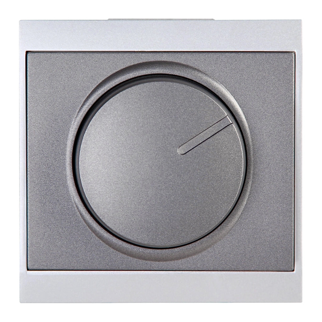 Kopp Malta anthrazit Dimmer für elektronische Trafos (800350084) Vorderansicht