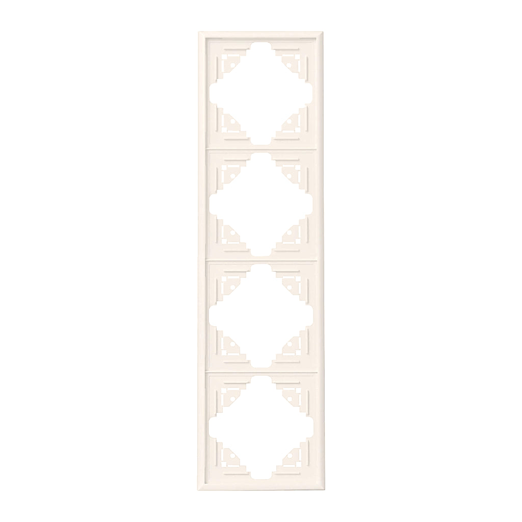 Kopp Malta (creme)weiß Rahmen 4-fach (309401087) Vorderansicht senkrecht