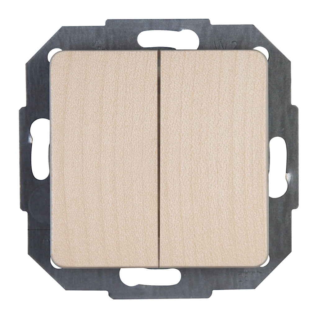 Kopp Milano Ahorn Serienschalter (618539084) Vorderansicht