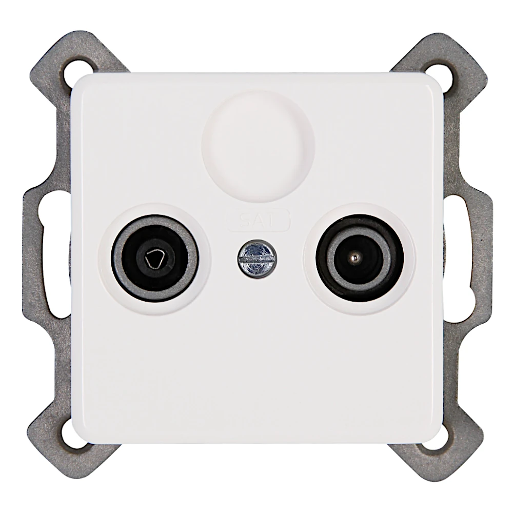 Kopp Milano weiß Antennendose TV/RF (917013087)