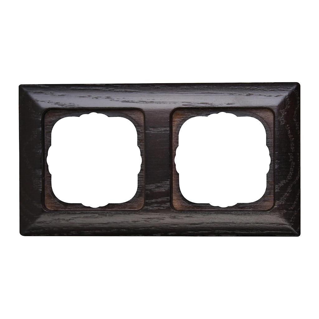 Kopp Milano Wenge Rahmen 2-fach (306637063) Vorderansicht waagerecht