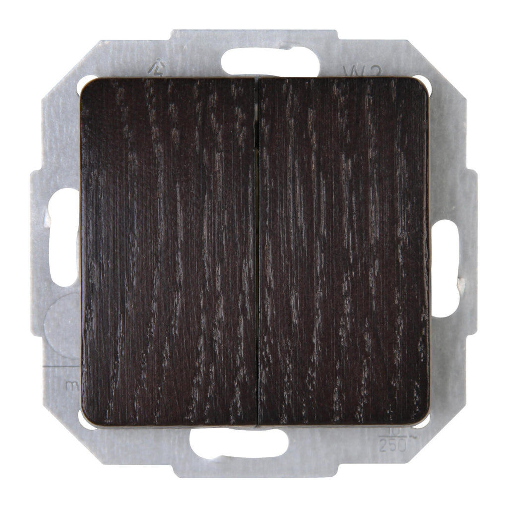 Kopp Milano Wenge Serienschalter (618537082) Vorderansicht