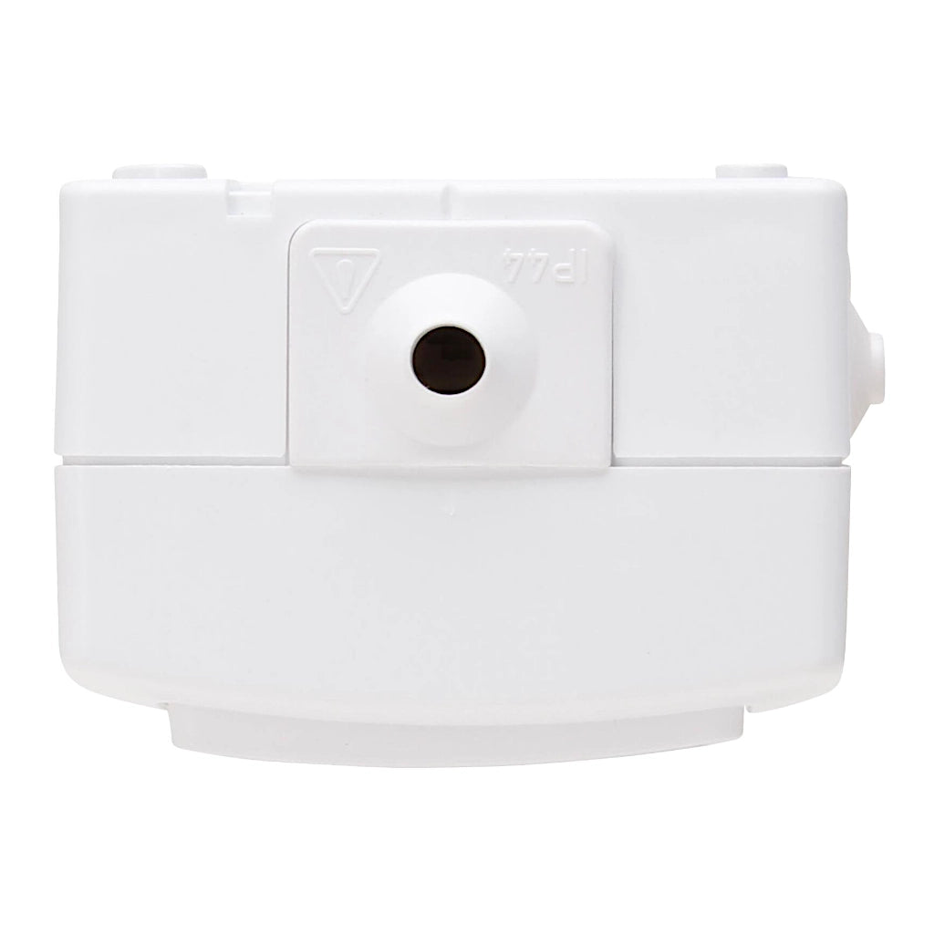 Kopp Nautic arktisweiß Aus-Wechselschalter + Steckdose senkrecht (138502009) Ansicht von oben