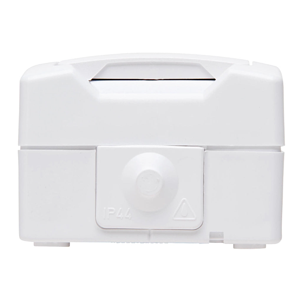 Kopp Nautic arktisweiß Steckdose mit Berührungsschutz (107802006) Ansicht von unten